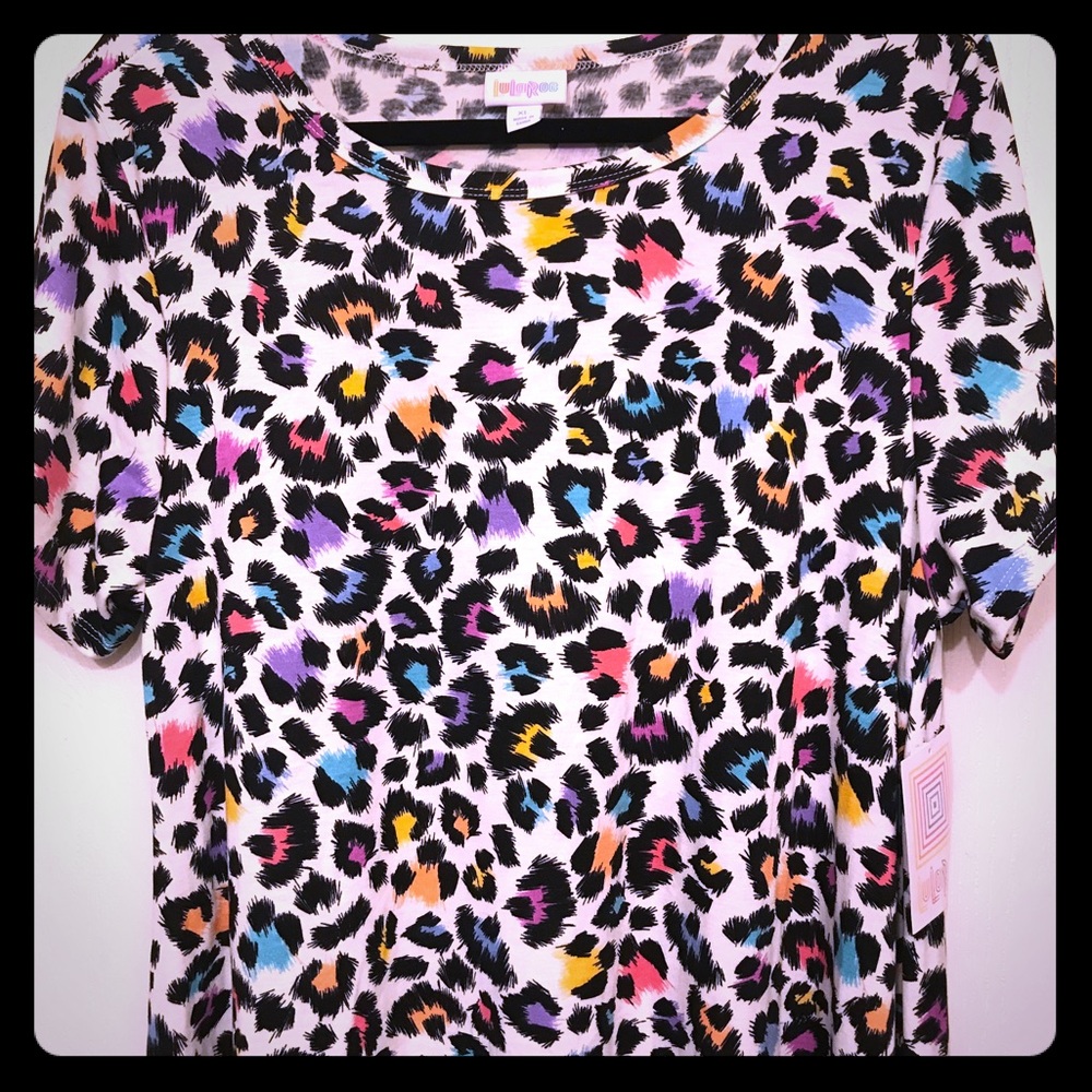 LuLaRoe Rainbow Cheetah Carly XL NWT RARE Unicorn